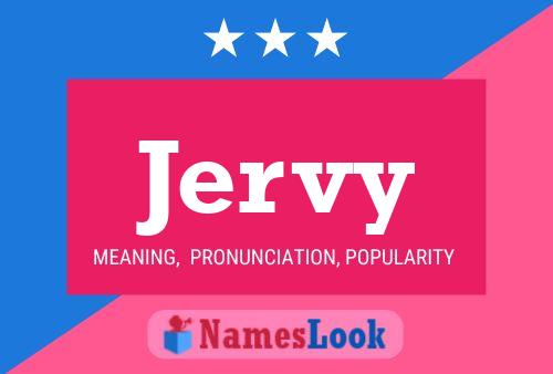 Poster del nome Jervy