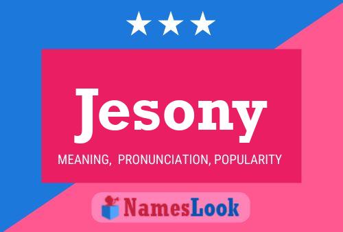 Poster del nome Jesony