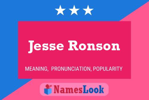 Poster del nome Jesse Ronson