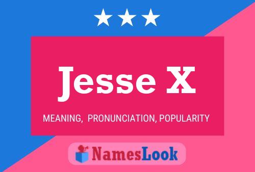 Poster del nome Jesse X