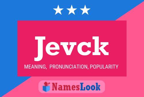 Poster del nome Jevck