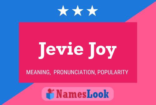 Poster del nome Jevie Joy