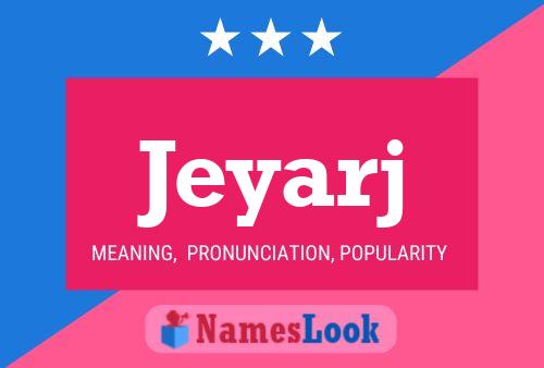 Poster del nome Jeyarj