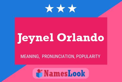 Poster del nome Jeynel Orlando