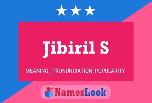 Poster del nome Jibiril S