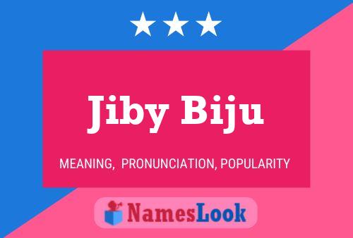 Poster del nome Jiby Biju