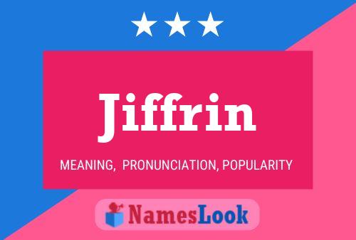 Poster del nome Jiffrin