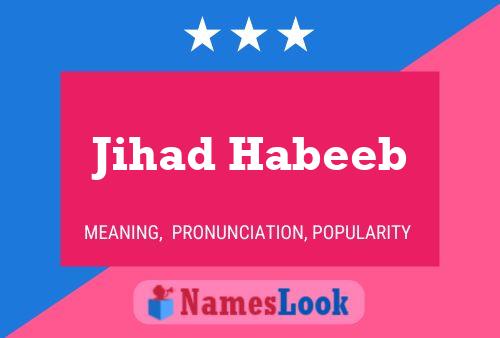 Poster del nome Jihad Habeeb