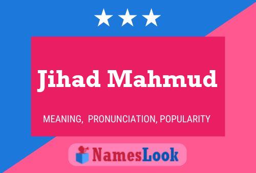 Poster del nome Jihad Mahmud