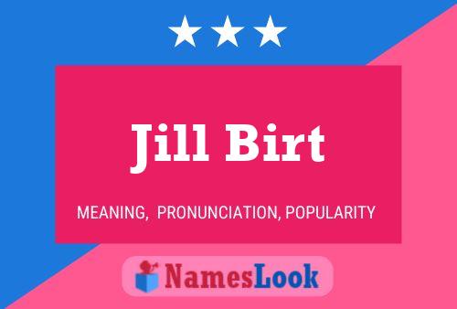 Poster del nome Jill Birt