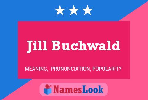 Poster del nome Jill Buchwald