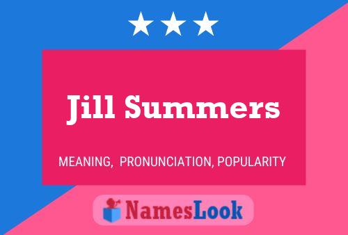 Poster del nome Jill Summers