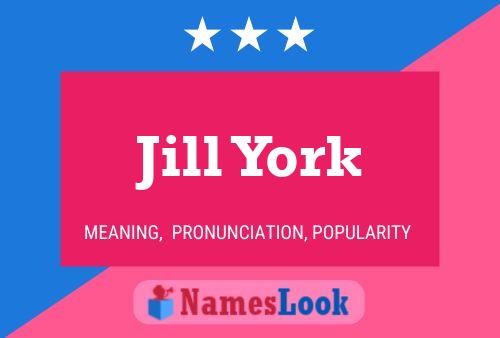 Poster del nome Jill York