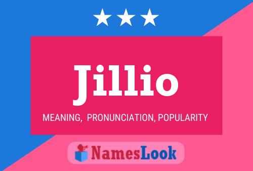 Poster del nome Jillio