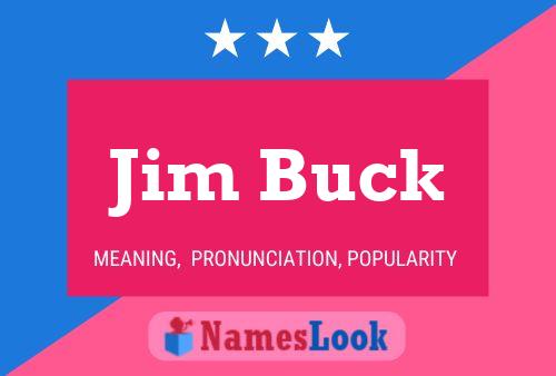 Poster del nome Jim Buck