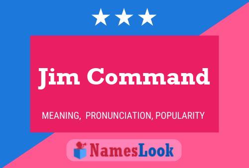 Poster del nome Jim Command