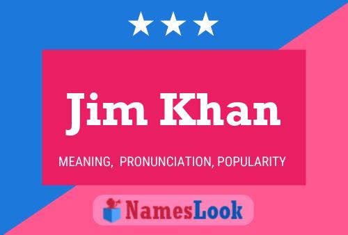 Poster del nome Jim Khan