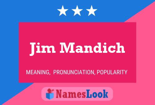 Poster del nome Jim Mandich