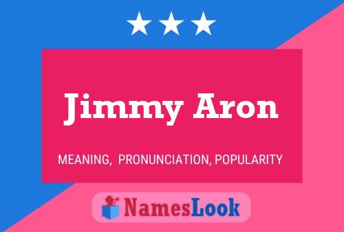 Poster del nome Jimmy Aron