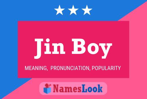 Poster del nome Jin Boy