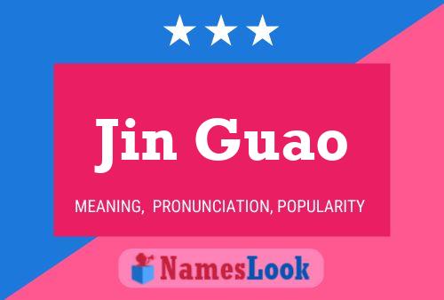 Poster del nome Jin Guao