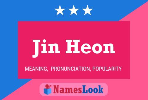 Poster del nome Jin Heon