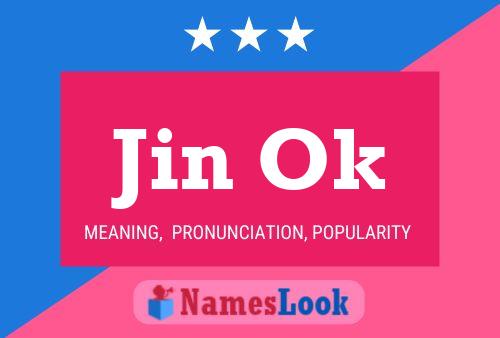 Poster del nome Jin Ok