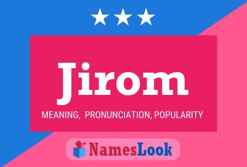 Poster del nome Jirom