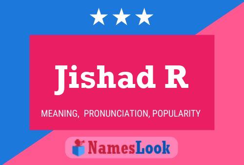 Poster del nome Jishad R