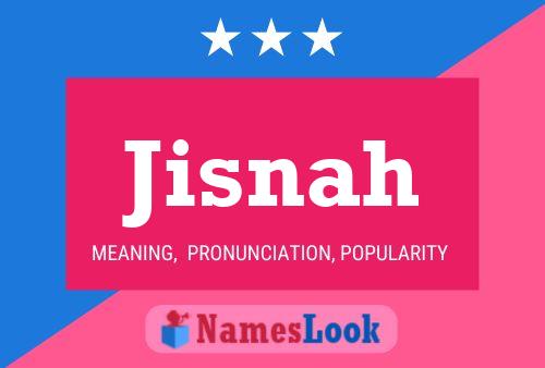 Poster del nome Jisnah