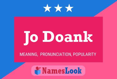 Poster del nome Jo Doank