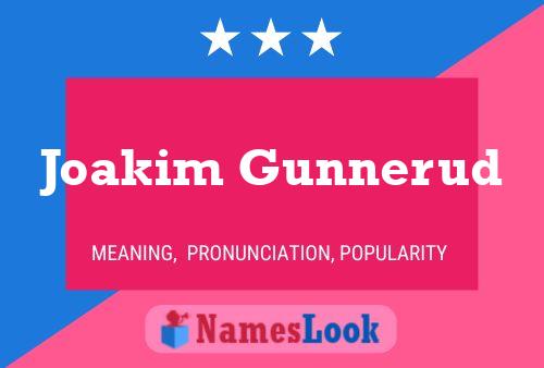 Poster del nome Joakim Gunnerud