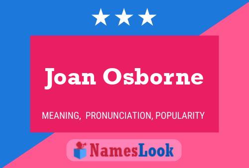 Poster del nome Joan Osborne