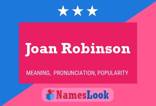 Poster del nome Joan Robinson