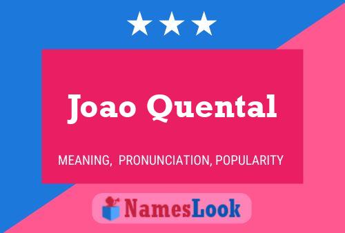 Poster del nome Joao Quental