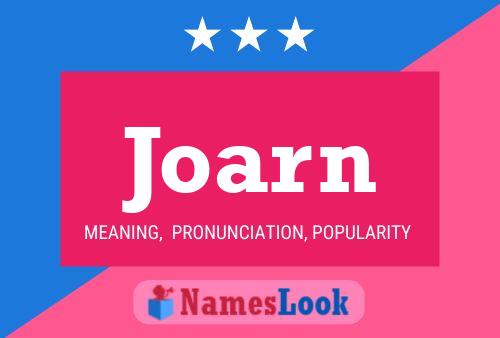 Poster del nome Joarn