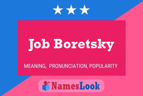 Poster del nome Job Boretsky