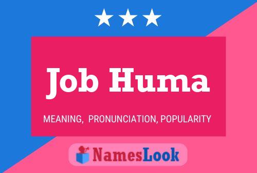 Poster del nome Job Huma