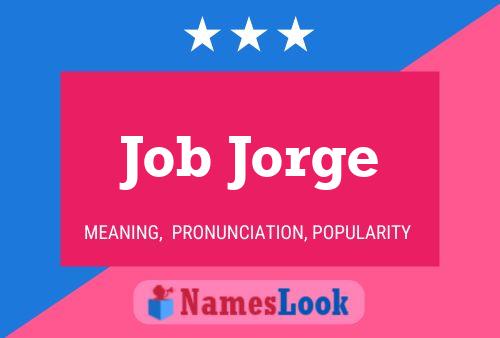 Poster del nome Job Jorge