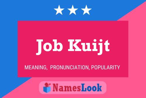 Poster del nome Job Kuijt