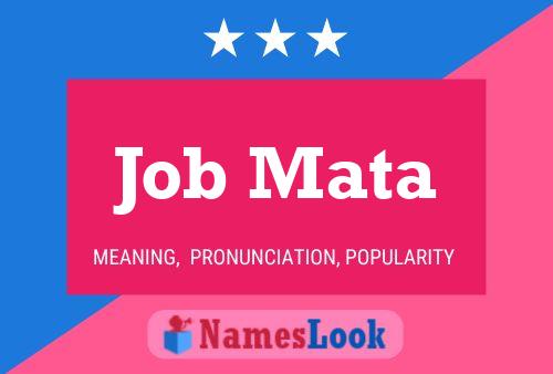 Poster del nome Job Mata