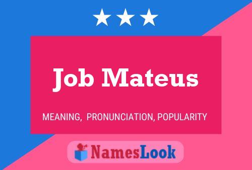 Poster del nome Job Mateus