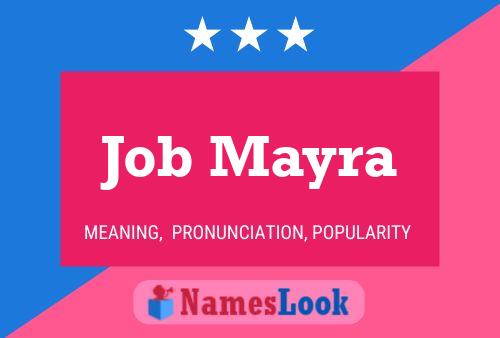 Poster del nome Job Mayra