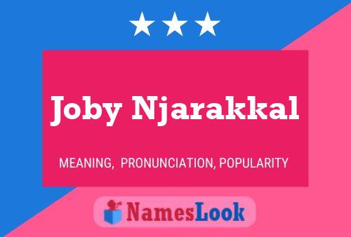 Poster del nome Joby Njarakkal