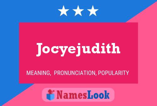 Poster del nome Jocyejudith