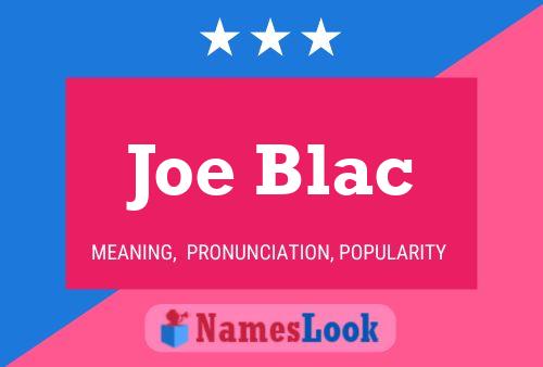 Poster del nome Joe Blac