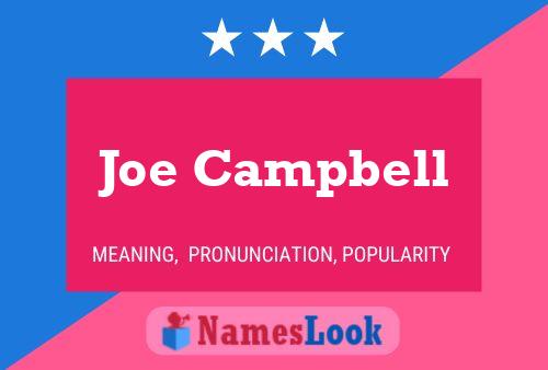 Poster del nome Joe Campbell