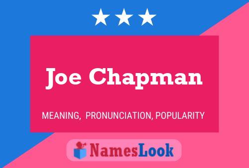 Poster del nome Joe Chapman