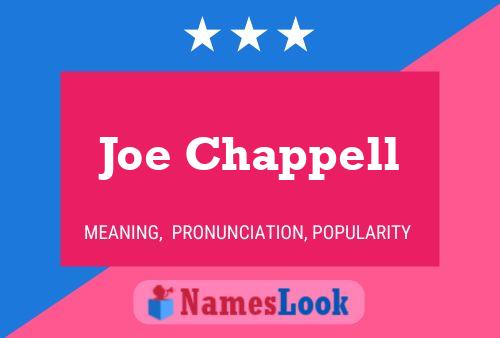 Poster del nome Joe Chappell