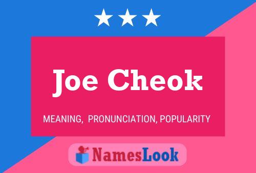 Poster del nome Joe Cheok